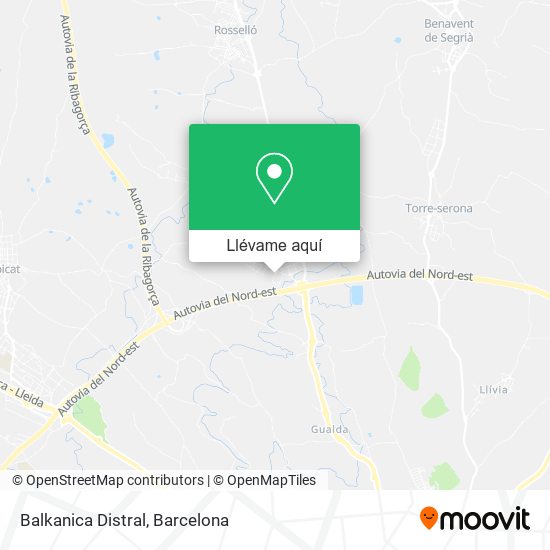 Mapa Balkanica Distral