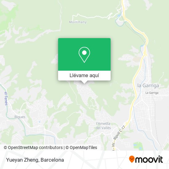 Mapa Yueyan Zheng
