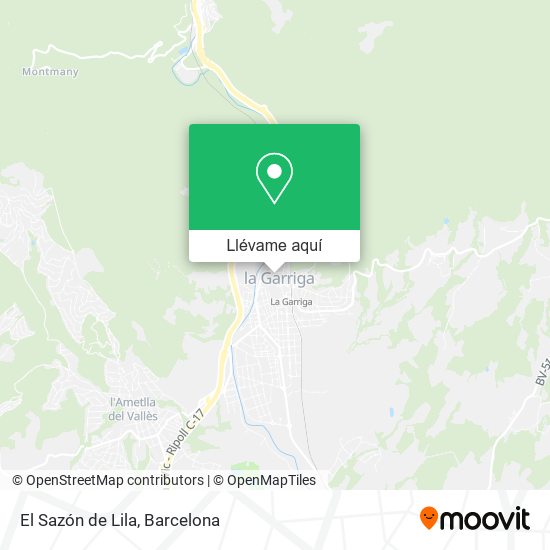 Mapa El Sazón de Lila