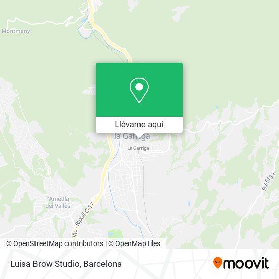 Mapa Luisa Brow Studio