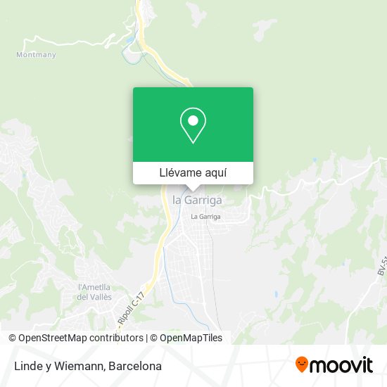 Mapa Linde y Wiemann