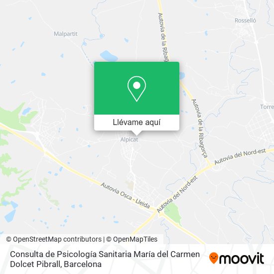 Mapa Consulta de Psicología Sanitaria María del Carmen Dolcet Pibrall