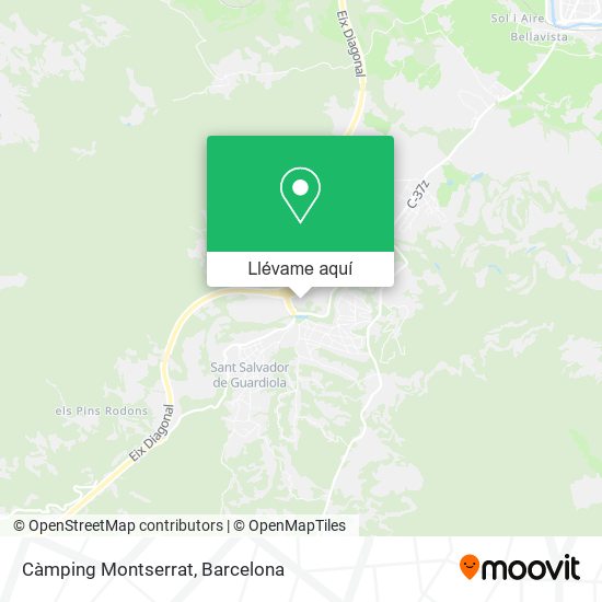 Mapa Càmping Montserrat