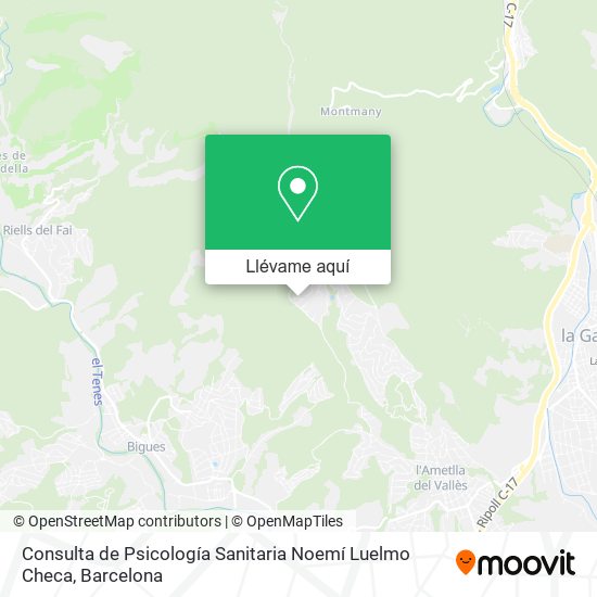 Mapa Consulta de Psicología Sanitaria Noemí Luelmo Checa