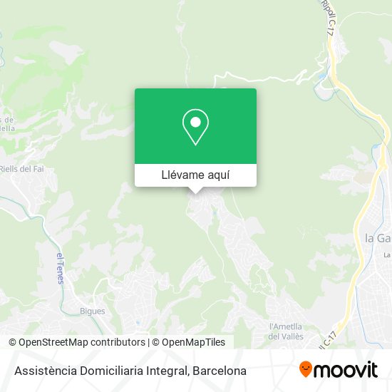 Mapa Assistència Domiciliaria Integral