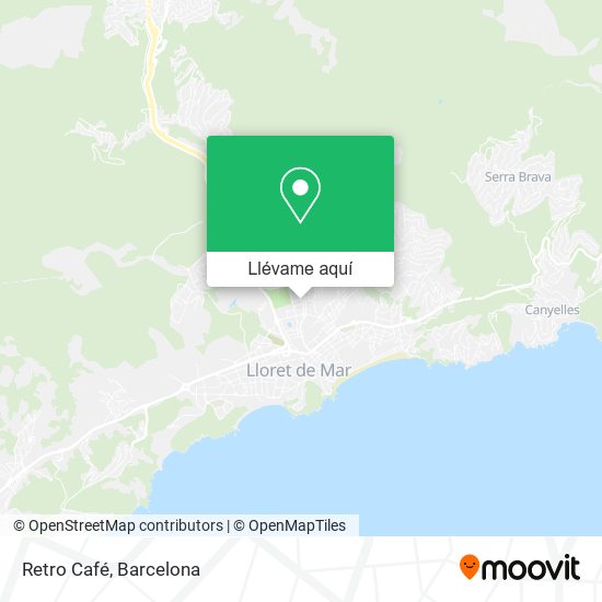 Mapa Retro Café