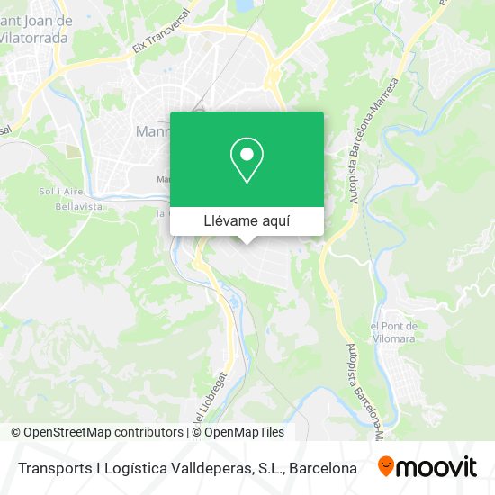 Mapa Transports I Logística Valldeperas, S.L.