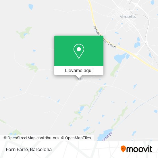 Mapa Forn Farré