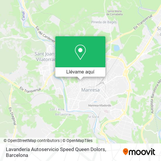 Mapa Lavandería Autoservicio Speed Queen Dolors