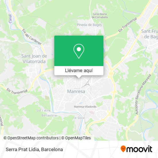 Mapa Serra Prat Lidia
