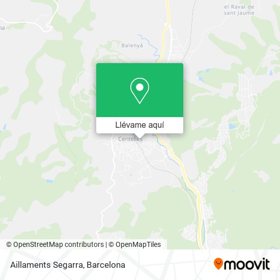 Mapa Aillaments Segarra
