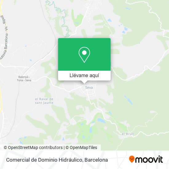 Mapa Comercial de Dominio Hidráulico