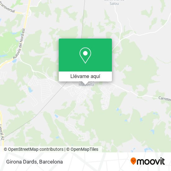 Mapa Girona Dards