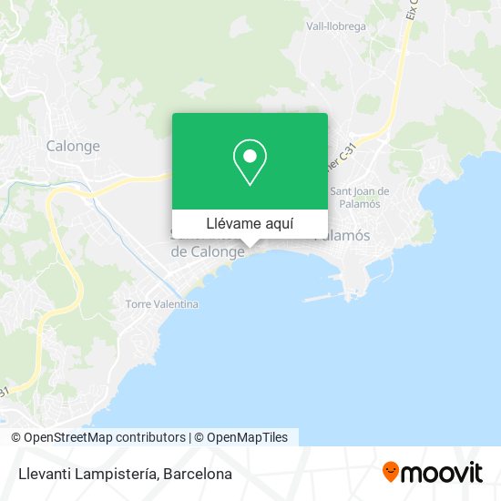 Mapa Llevanti Lampistería