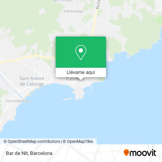 Mapa Bar de Nit
