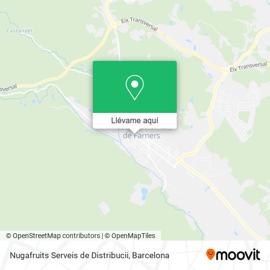 Mapa Nugafruits Serveis de Distribucii