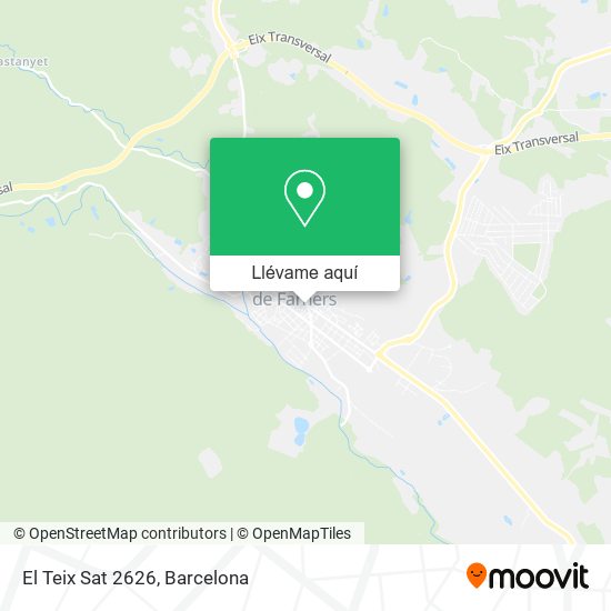 Mapa El Teix Sat 2626
