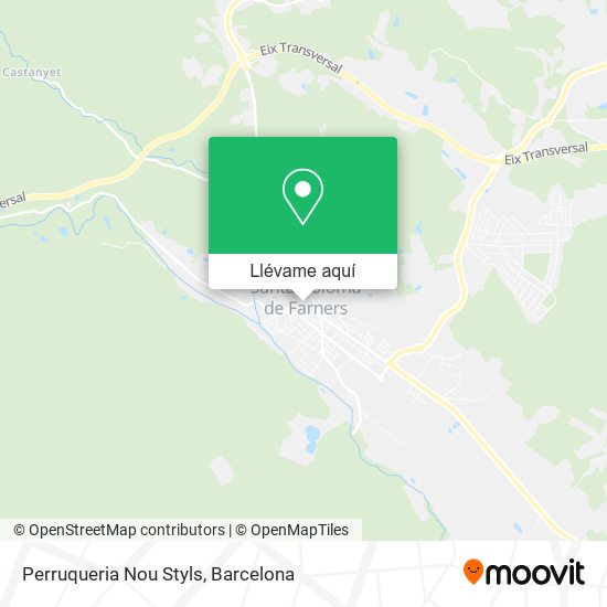 Mapa Perruqueria Nou Styls