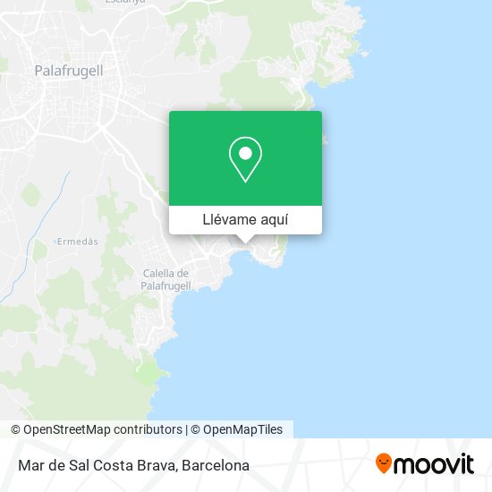 Mapa Mar de Sal Costa Brava