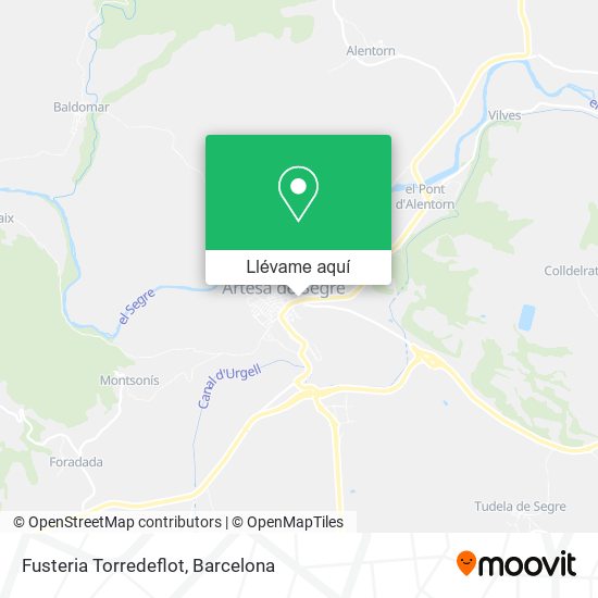 Mapa Fusteria Torredeflot