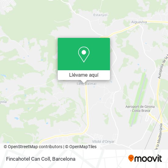 Mapa Fincahotel Can Coll