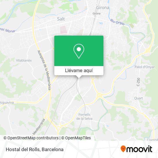 Mapa Hostal del Rolls