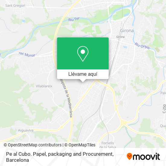 Mapa Pe al Cubo. Papel, packaging and Procurement
