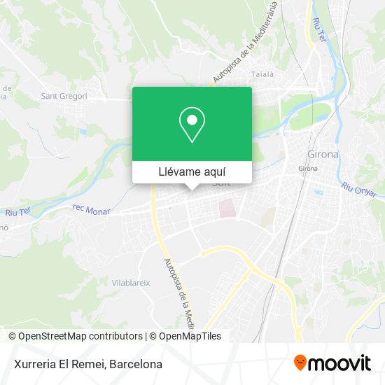 Mapa Xurreria El Remei