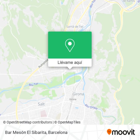 Mapa Bar Mesón El Sibarita