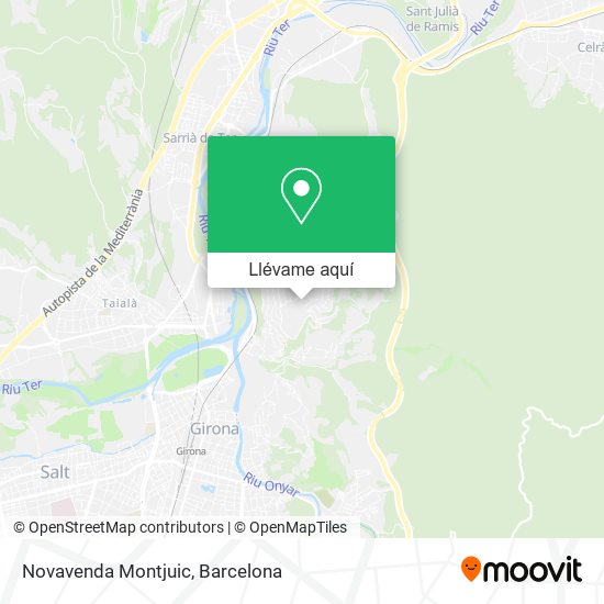 Mapa Novavenda Montjuic