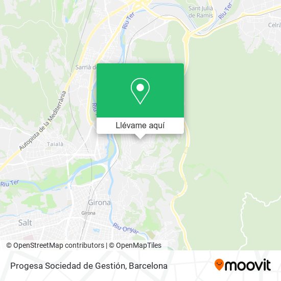 Mapa Progesa Sociedad de Gestión