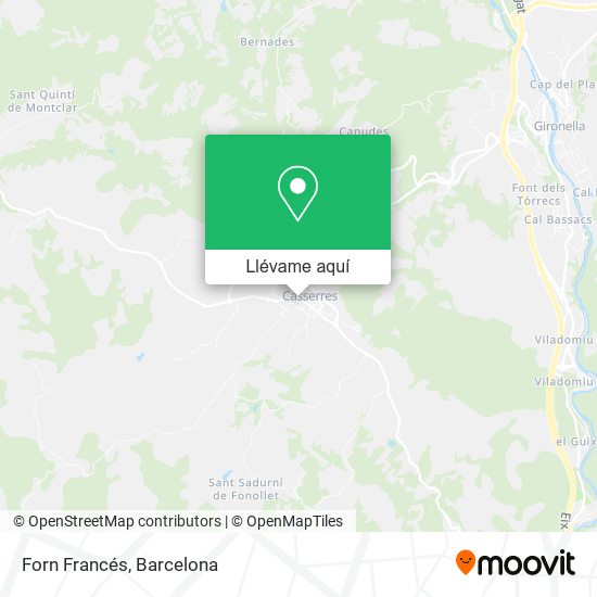 Mapa Forn Francés
