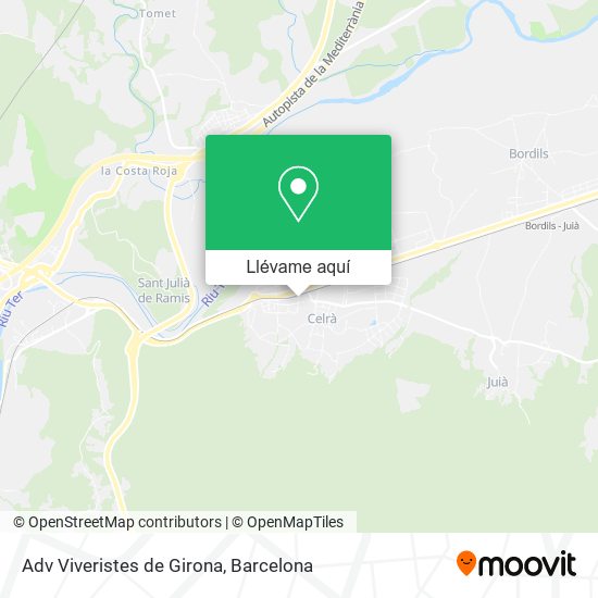 Mapa Adv Viveristes de Girona