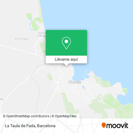 Mapa La Taula de Fada