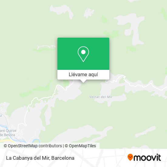 Mapa La Cabanya del Mir