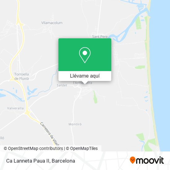 Mapa Ca Lanneta Paua II