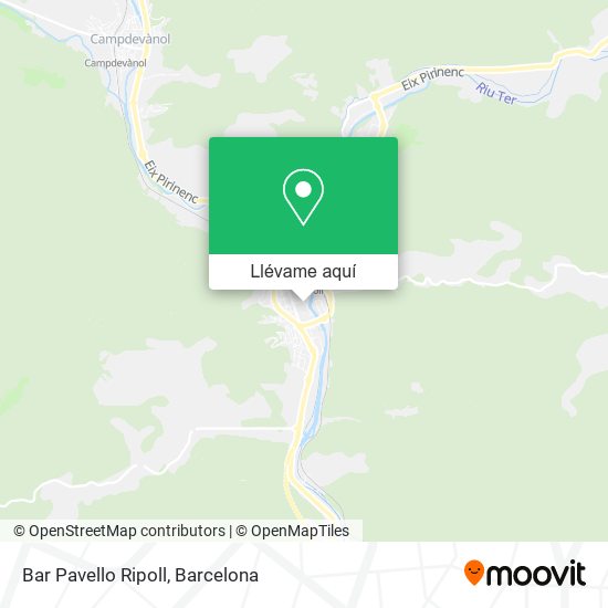 Mapa Bar Pavello Ripoll