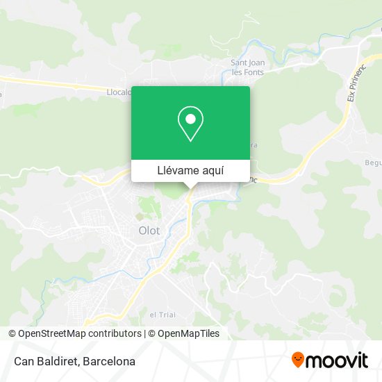Mapa Can Baldiret
