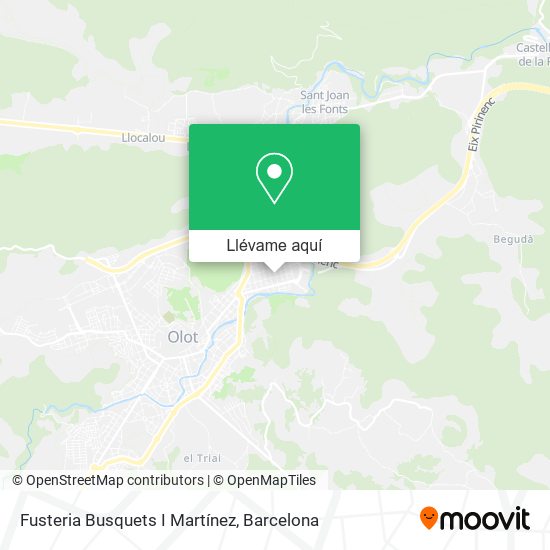 Mapa Fusteria Busquets I Martínez