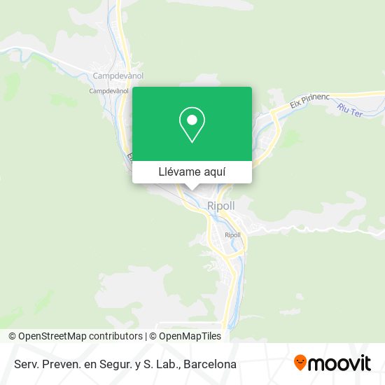 Mapa Serv. Preven. en Segur. y S. Lab.