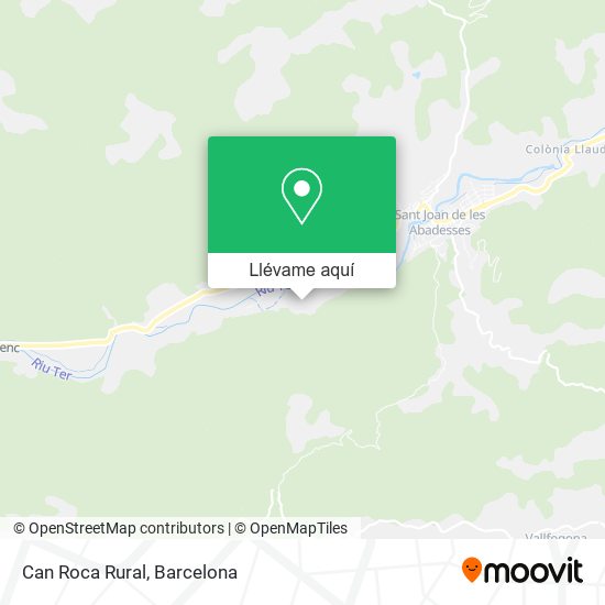 Mapa Can Roca Rural