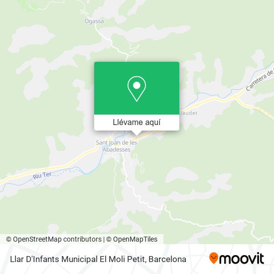 Mapa Llar D'Infants Municipal El Moli Petit