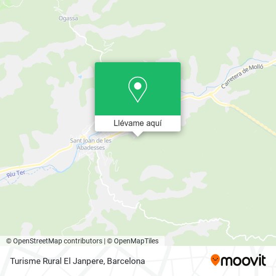 Mapa Turisme Rural El Janpere