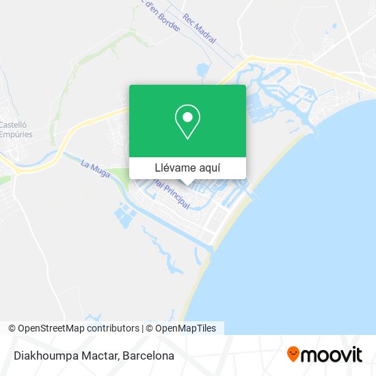 Mapa Diakhoumpa Mactar