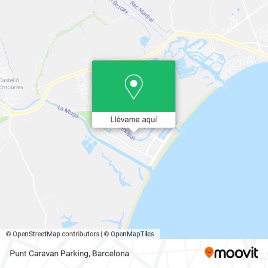 Mapa Punt Caravan Parking