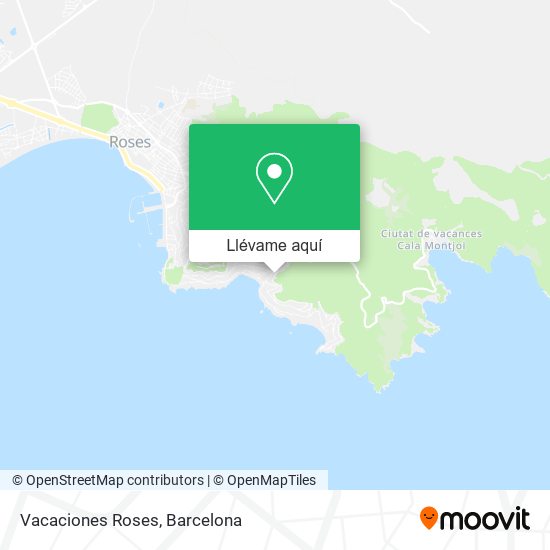 Mapa Vacaciones Roses