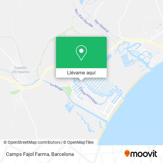 Mapa Camps Fajol Farma