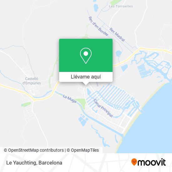 Mapa Le Yauchting