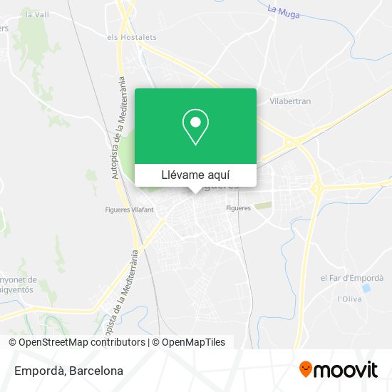 Mapa Empordà