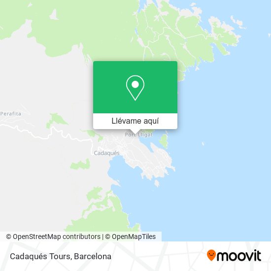 Mapa Cadaqués Tours